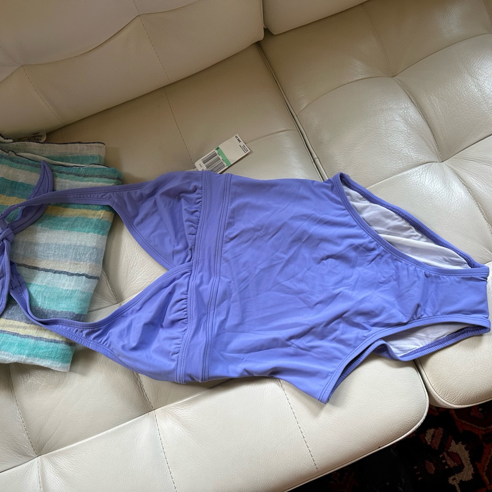 Anne Coke, 1 Piece Bathing Suit, NWT, Sz 8